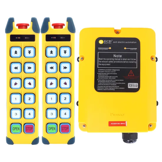 Ecd-10d 2 Transmitter and 1 Receiver Electric Hoist Radio Controller Crane Wireless Remote Control