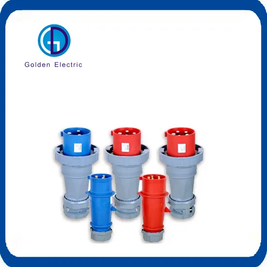 IP44 Male and Female Industrial Plug and Socket 16A 32A Panel Mounted