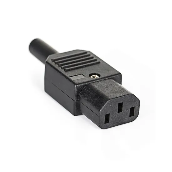 China Manufacturer Custom Waterproof Electrical Wiring Connectors Female Plastic Power Plug