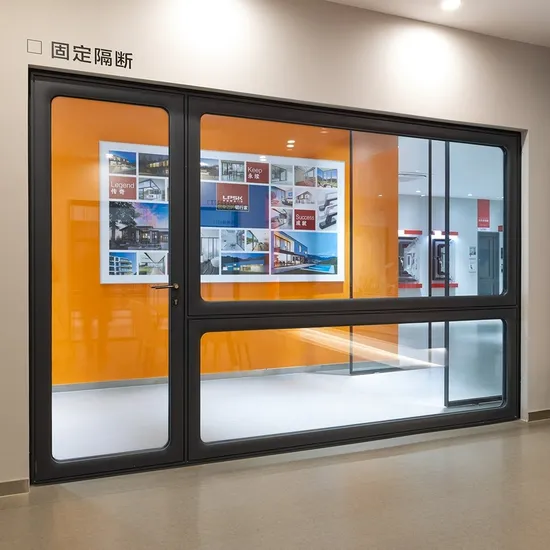 Simple Style High Double Aluminium Casement Door for Balcony