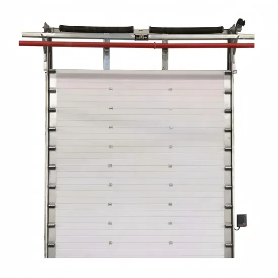 High-Speed Vertical Lift Door - Durable & Customizable for Industrial Use