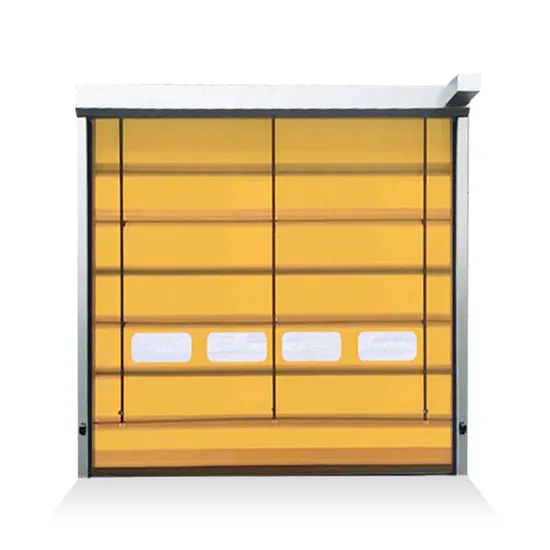 Original Manufacture Technological Innovation Color Orange Inside Hsr1000 PVC High-Speed Rolling Door Environmental Protection Good Performance Interior Door