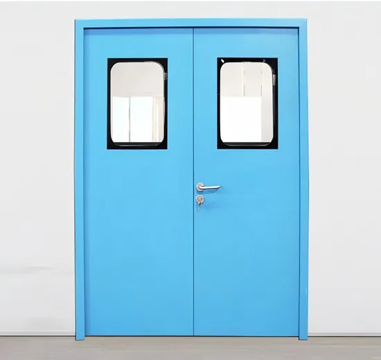 Dust-Proof Steel Cleanroom Door - Seamless Design & Positive Pressure Seals