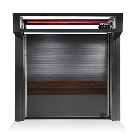 Professional Manufacturer Quality Assurance Wind Resistance Transparent Window Emergency Opening High-Speed Garage Door Customization Price Fast Door