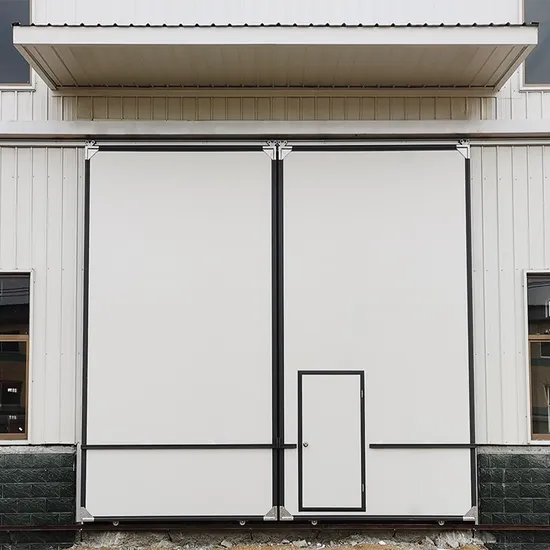 Aluminum Alloy Frame with Smooth Sliding and Easy Installation Without Rusting Can Be Used for Steel Structure Workshop Doors in Steel Structure Industrial Work