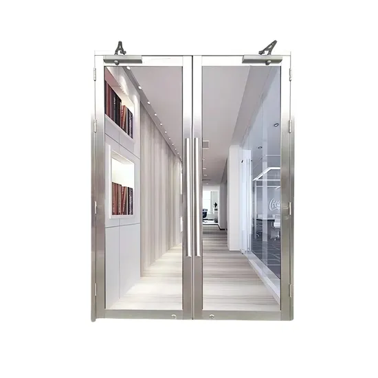 Automatic Stainless Steel Glass Fire Door - High-Performance & Reliable