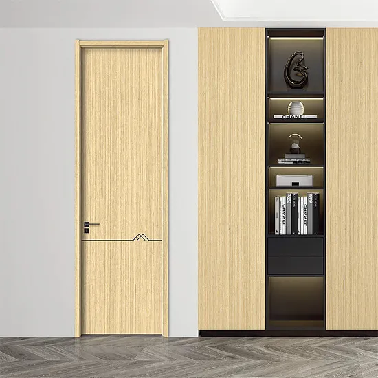 Modern Design Solid Wood Doors Wooden Door Interior Office Melamine Interior Doors for Home