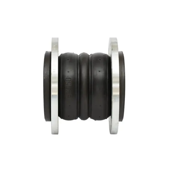 Double Sphere Flexible High Pressure Rubber Expansion Bellow Joint with Steel Iron Forged Connector Water Application Head