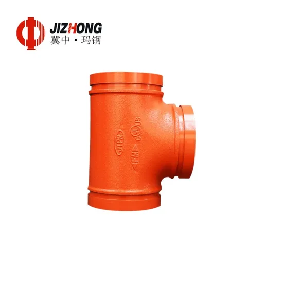 Grooved Plumbings Tee, Elbow, Cross with Female Thread Fire Joint Industrial Ductile