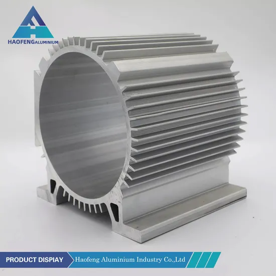 Factory Customize CNC Large Size Industrial Aluminum Allow Profiles Extrusion Fin Heatsink Radiator Cooler