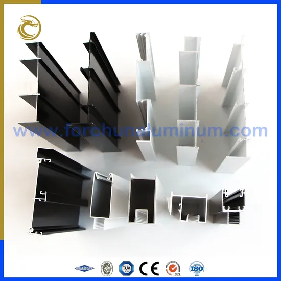 White Aluminum Interlock Extrusion Profiles for Sliding Windows and Doors/ Traditional Window Aluminum Profiles