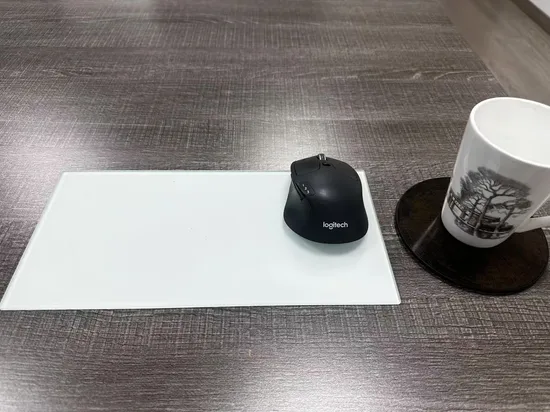 Stylish Glass Mousepad for Elegant Workspaces and Home Offices/Corporate Gift