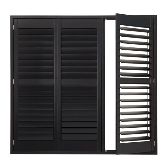 Full Height Shutters with Middle Rail Are Suited to Windows of Any Size