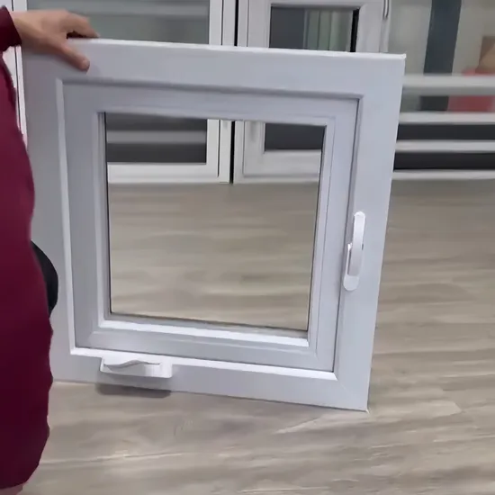 Modern Aluminum Alloy Double Glass Triple Glazed Sound Insulation Windproof Anti-Theft Hand-Cranked Awning Window/Casement for House