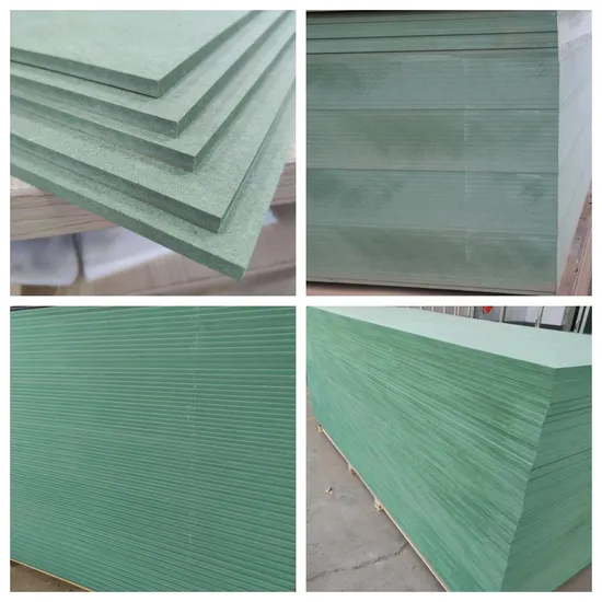 E1 Green Wooden Melamine Waterproof Moisture-Proof Mr/Fr Hmr HDF/MDF Board for Cab