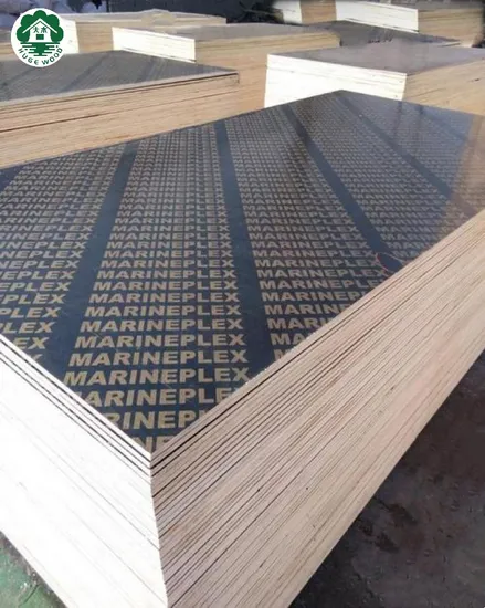 18mm Waterproof Poplar Core Concrete Formwork WBP Glue Film Faced Plywood