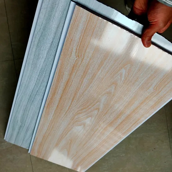 Width 30cm* Thickness8/9mm Wooden Grain PVC Ceiling Panel Plastic Panel for Interior House Decoration
