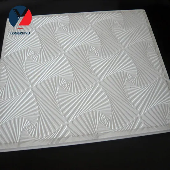 8mm Thickness PVC Laminated Ceiling Board Tile with Aluminium Foil Back