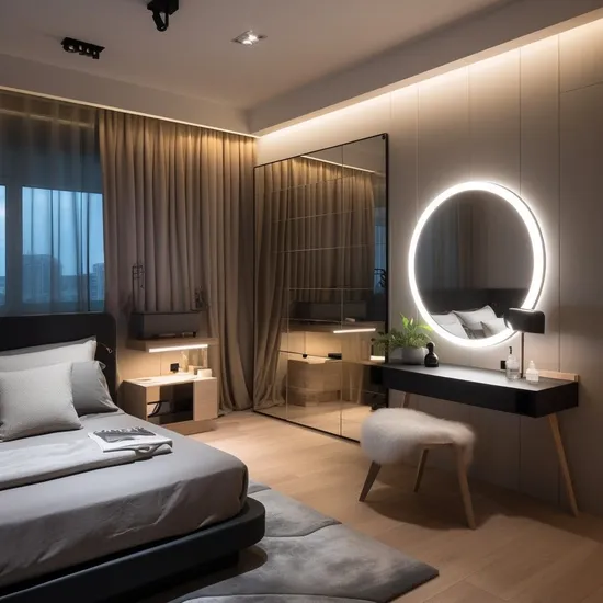 Brass Gold Frame Front-Lit Fogless LED Smart Bathroom Walll Mirror Lamp with Touch Switch