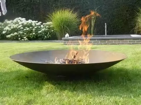 Fire Pits for Outside with Grill Outdoor Wood Burning Large Firepit Bowl