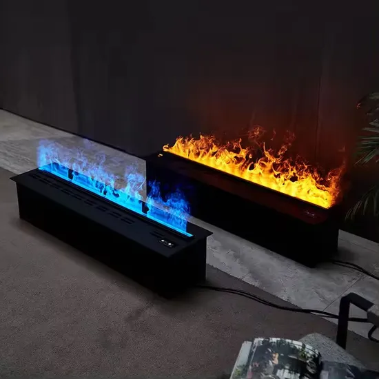 Factory Price Cold Rolled Steel Plate 220V Modern Decor Flame 3D Fogging Fireplace High Quality Electric Fireplace Humidifier