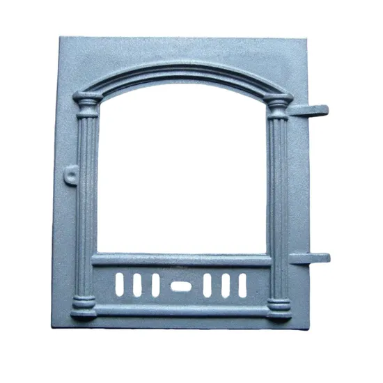 Antique Cast Iron Combination Fireplace Stove