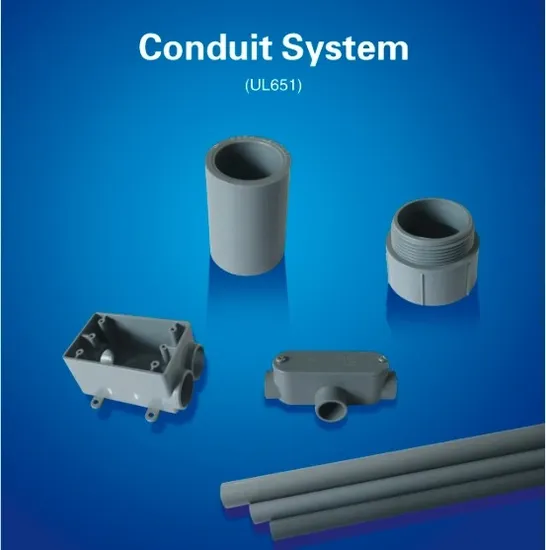 Plastic UPVC PVC Conduit Pipes UL651 Standard for Electrical Use