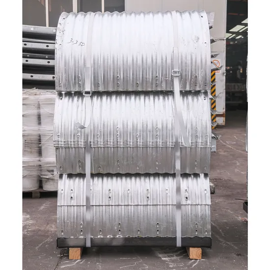 Factory Price Large Diameter Galvanized Steel Highway Culvert Bridge Tunnel Underground Drainage Pipe Sewage Pipe Corrugated Culvert Pipe