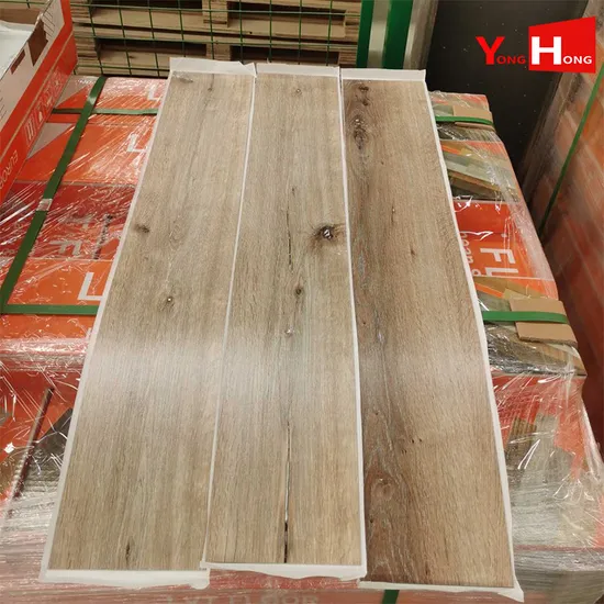 Home Decor Dry Back Self Adhesive PVC/Lvt Vinyl Plank Plastic Floors-Flooring