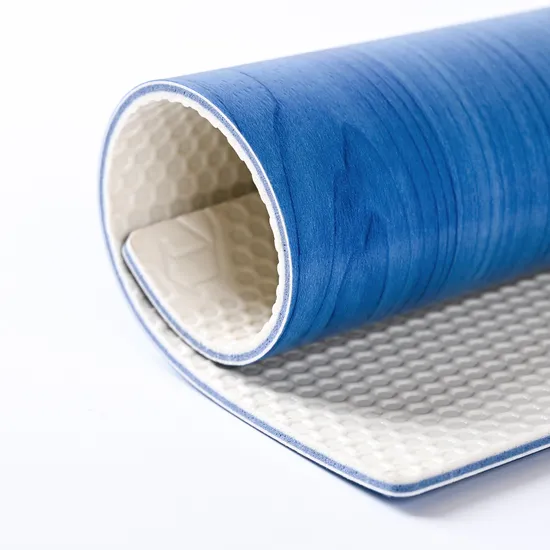 4.5mm Wood Grain Indoor Vinyl Sports Flooring/Basketball Flooring