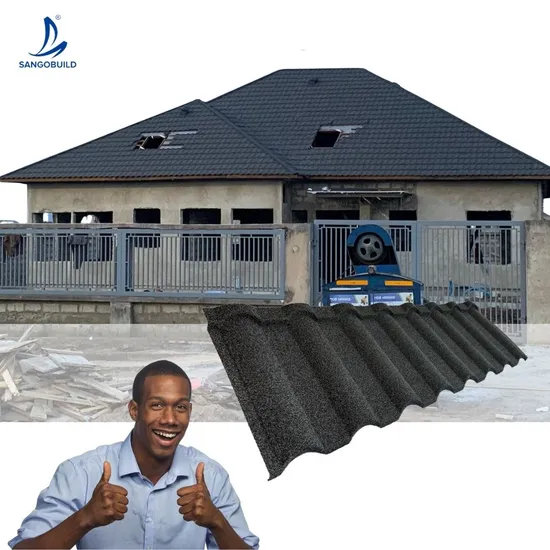 High Quality 0.45mm Corrugated Galvanized Aluminum Color Stone Coated Steel Roofing Sheets