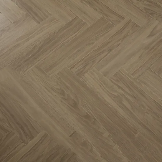 Herringbone Hree-Layer Solid Wooden Floor Grey Beige Locking Oak Parquet Wood Flooring