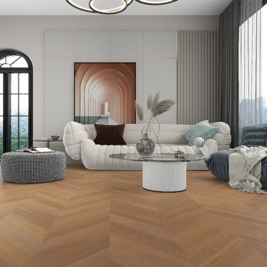 Lamination Surface Coating Premium Timber Wooden Engineered Parquet Flooring