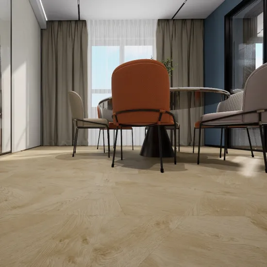 High Glossy Vinyl Tile 8mm PVC Laminate Plank Lvt Spc Fireproof Waterproof Eco Friendly Wood Grain Hybrid Flooring
