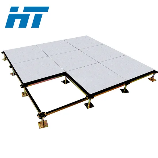 Building Material Calcium Sulphate Access Luminum Plastic Composite Anti-Static Raised Floor for Banks, Telecommunication Centers