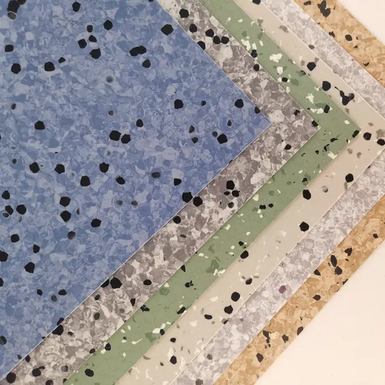 ESD Conductive Vinyl Tiles Anti-Static OEM ODM Customization PVC Floor