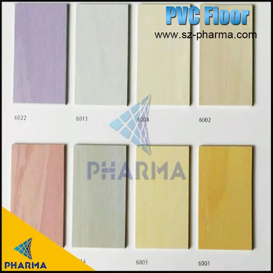 Clean Room Floor 2mm Recovery PVC Flooring Made in China