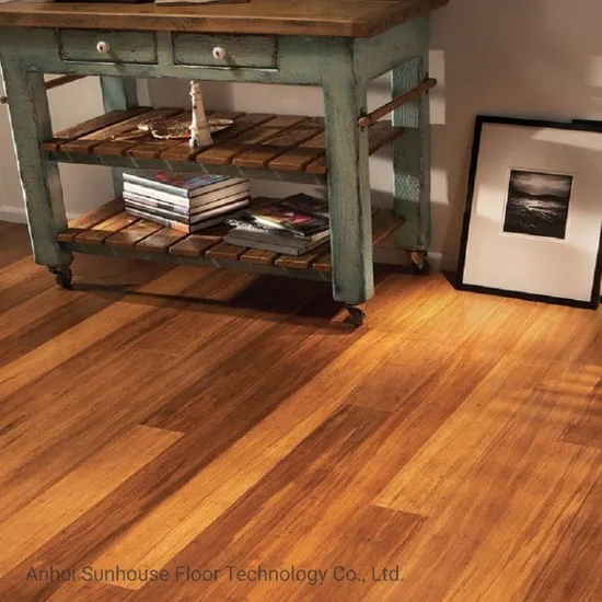 Hot Sales of Unilin Click Smooth Carbonized Solid Strand Woven Bamboo Flooring for Wholesale