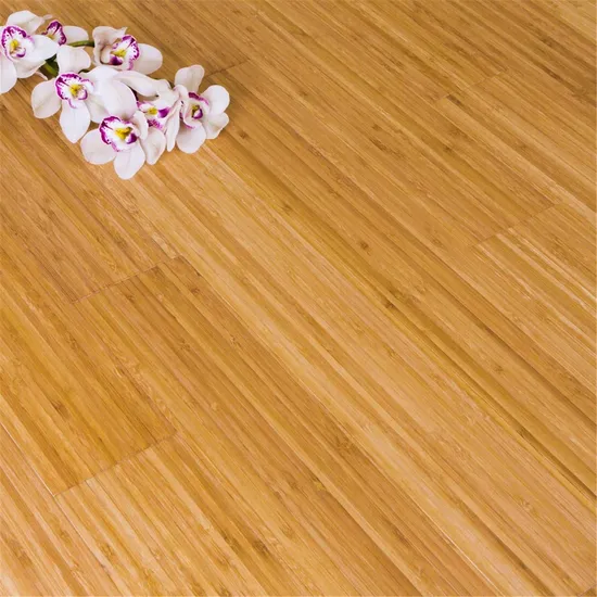 Horizontal or Vertical Pressed Solid Bamboo Flooring HDF Multiply Engineered Bamboo Flooring for Wholesale