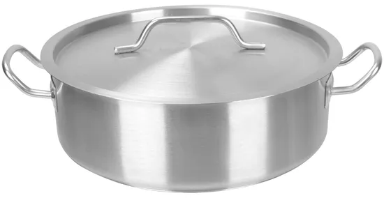 03 Style Short Body Stainless Steel Sauce Pot with Compound Bottom