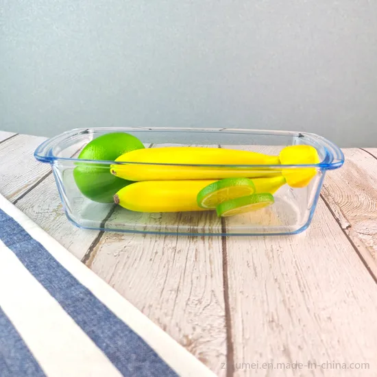 Heat Resistant Bakeware Borosilicate Glass Ovenware Kitchen Oven Rectangular Deep Baking/Roasting Dish