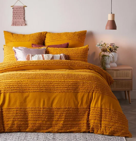 Wholesale Luxury Cotton Home Bed Comforter Duvet Cover Set Clip Jacquard Bedding