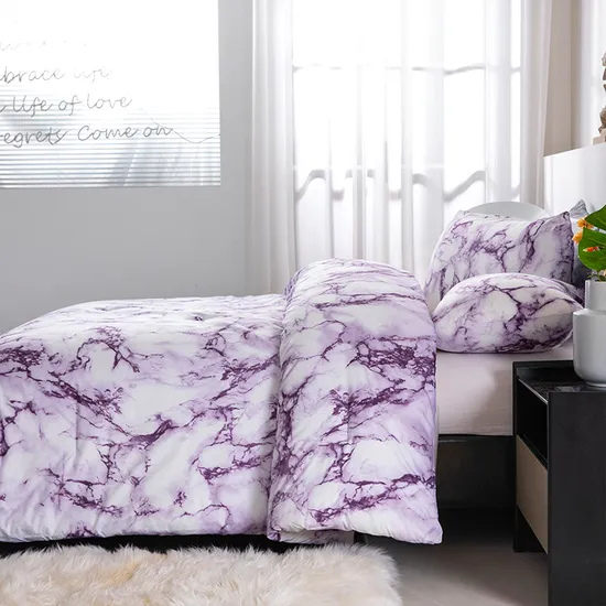 China Bed Sheet Bedding Set 100% Polyester Wholesale Queen Size Comforter Bedroom Set