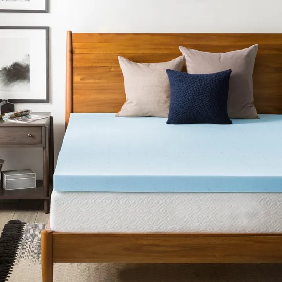 New Home Cool Gel Memory Foam Folding Mattress Topper