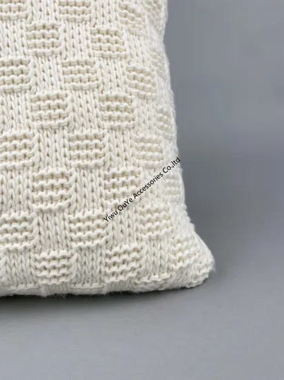 High Quality Woven Design Home Sofa Backrest Pillows Decorative Cushions