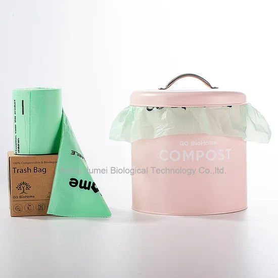 Compostable Disposable Plastic Trash Bags Biodegradable Star Bottom Waste Bag