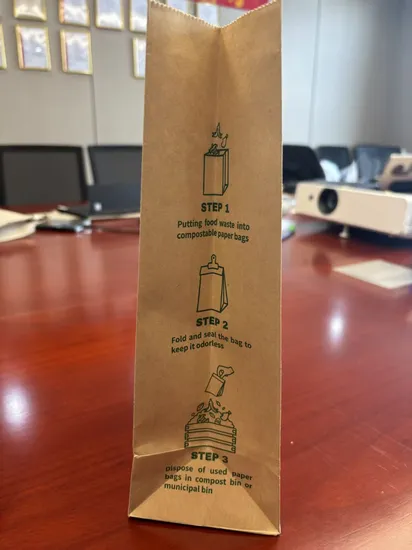 Leak-Proof Biodegradable Paper Garbage Bags for Waste Disposal