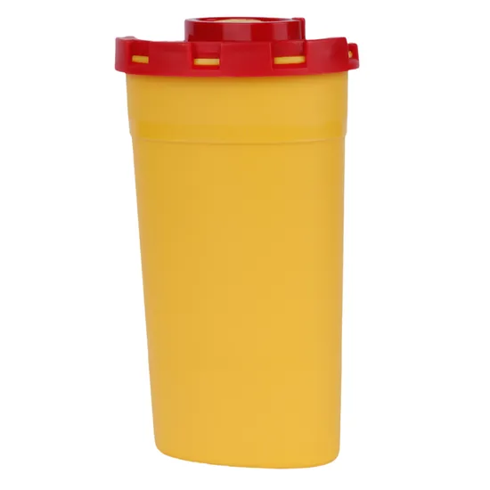 Plastic Disposable Sharps Container for Hospital Collecting Biohazard Waste
