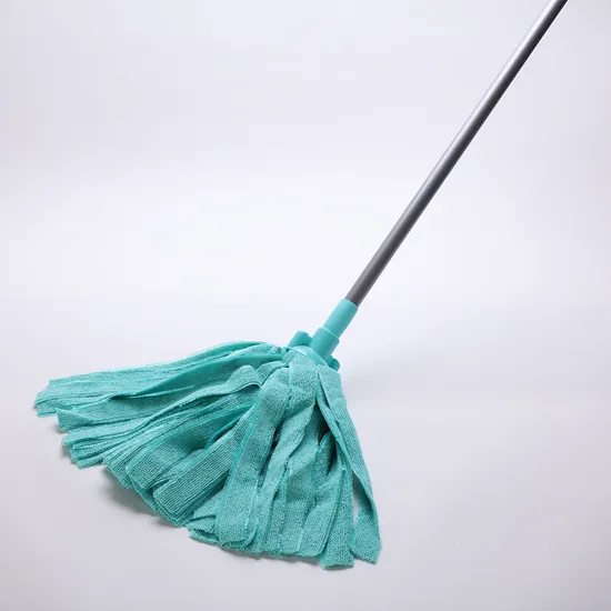 Microfibre Terry Round Wet Mop Round Head Microfiber Bathtub Mop Cleaning Microfiber Twist Floor Mop