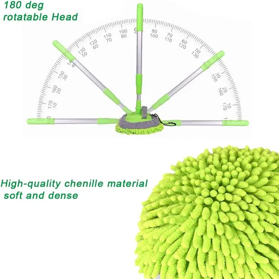 Long Handle Car Washing Mop with Replacement Mop Head